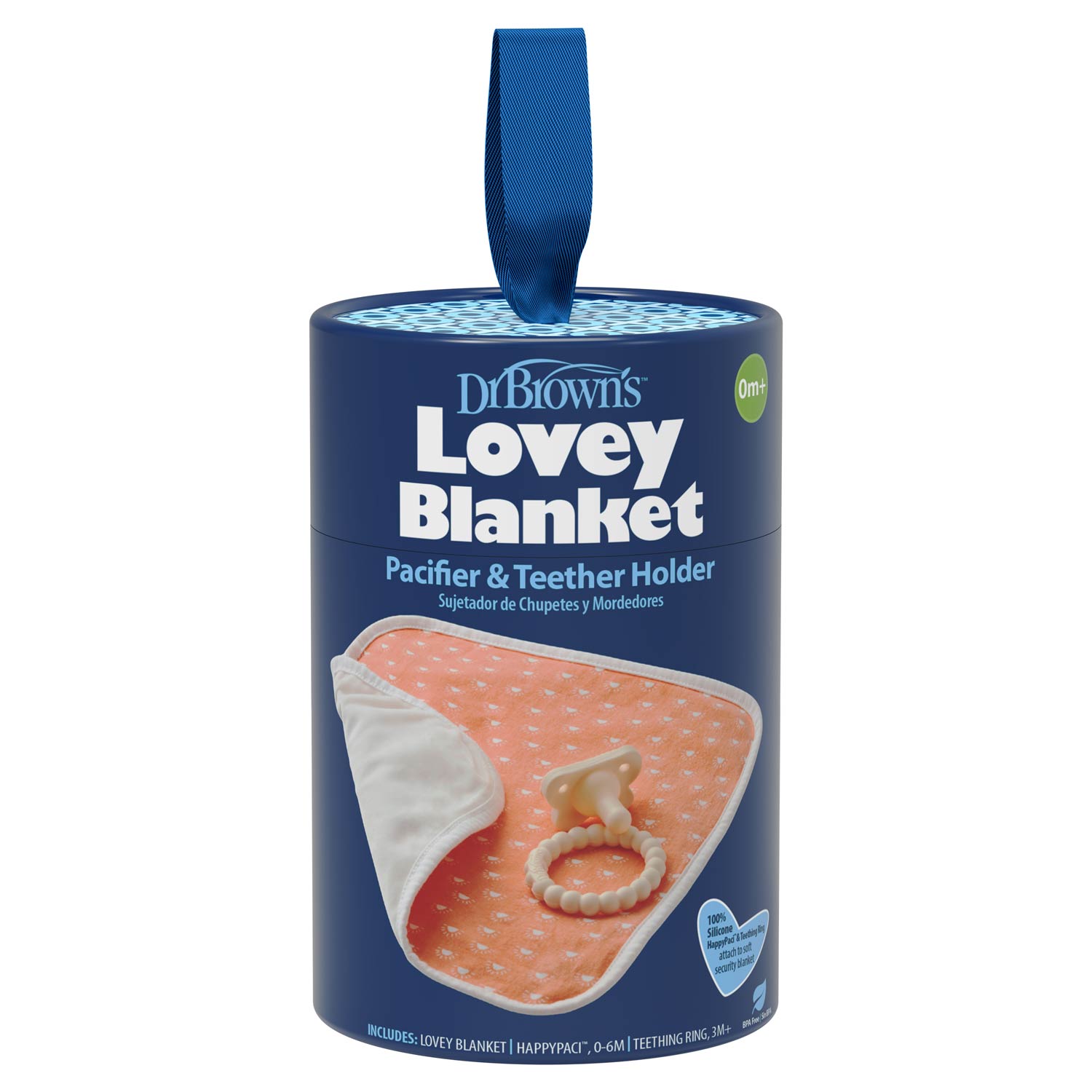 Dr. Brown's™ Lovey Blanket Pacifier and Teether Holder