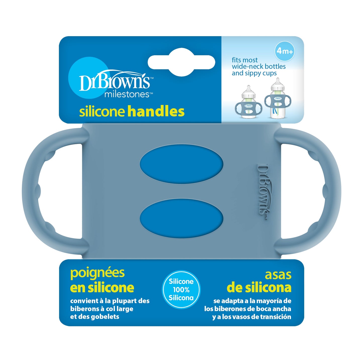 Dr. Brown’s® Milestones™ Wide-Neck Silicone Handles