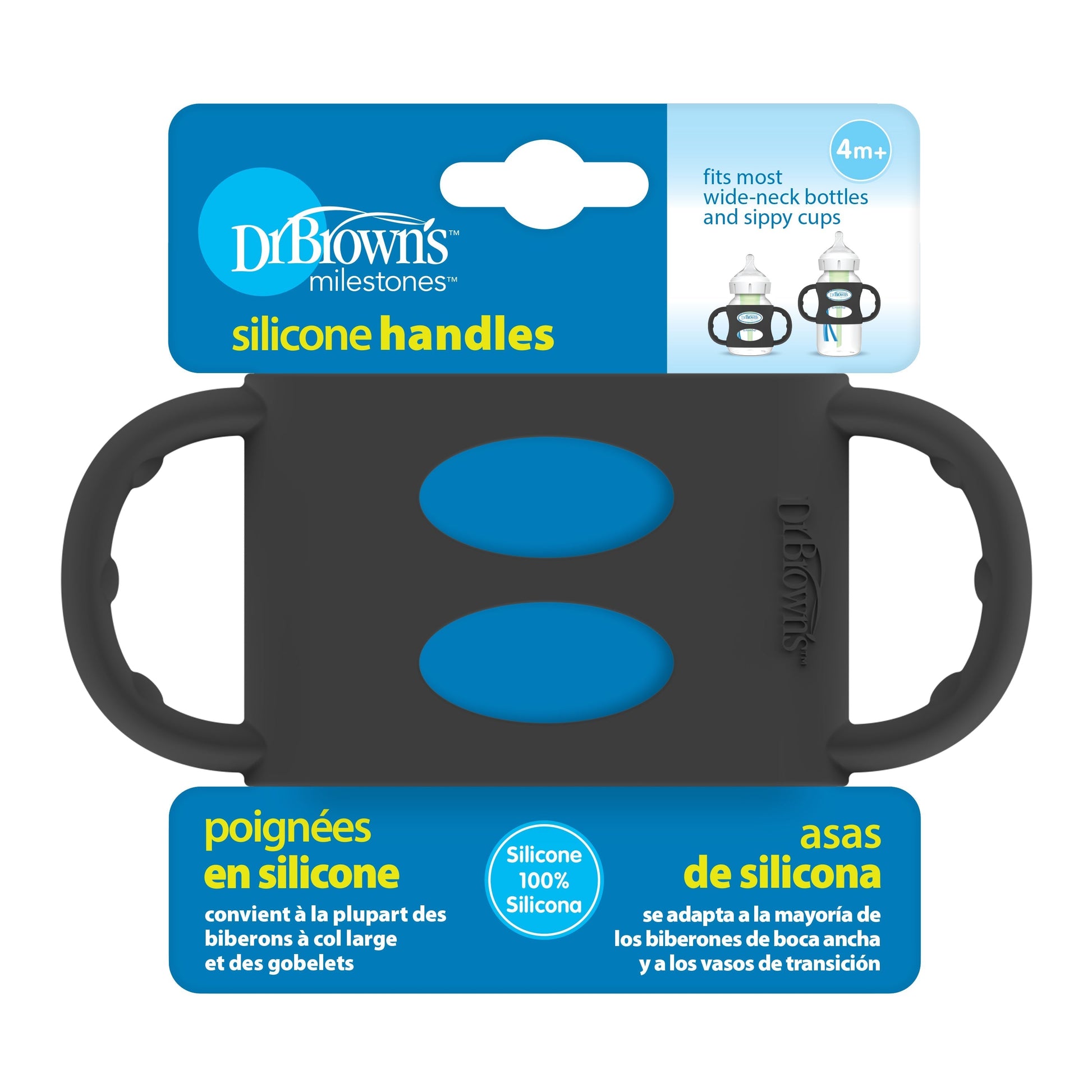 Dr. Brown’s® Milestones™ Wide-Neck Silicone Handles