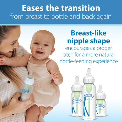 Dr. Brown's Natural Flow Narrow Baby Bottle Silicone Nipple, Level 4, 2-Pack